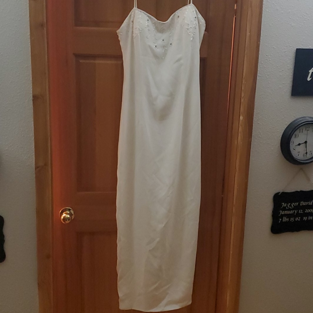 White Evening Dress
